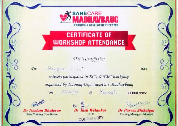 ECG _ TMT Workshop, Sane Care Madhavbaug